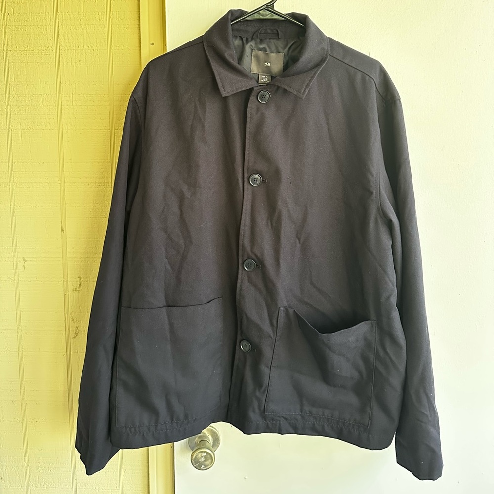 H&M Men's Dark Gray Lightweight Jacket